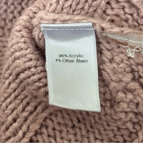 Mauve Short-Sleeve Sweater (M) - Picture 5 of 6